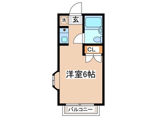 荻野コ－ポの物件間取画像